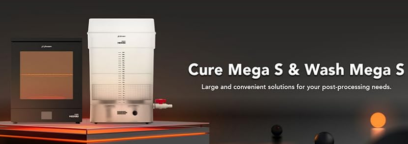 El Cure Mega S complementa perfectamente al Wash Mega S de Phrozen